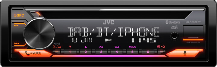Radio për makinë JVC KD-DB922BT
