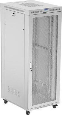 Kabinet rack LANBERG FF01-8042-23SL, 42U 19", free standing, dyer të perforuara, gri