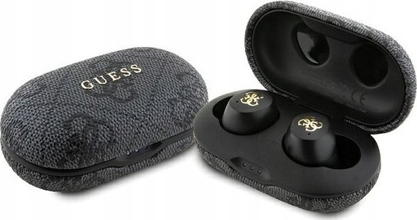 Kufje TWS Guess GUTWSP4EGK, Bluetooth 5.3, IPX5, të zeza
