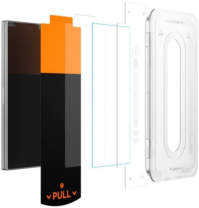 Mbrojtëse ekrani xhami Spigen Glas.tR EZ Fit Pro, për Galaxy Z Fold 7, transparente