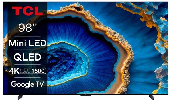 Televizor TCL 98C803, 98", Mini LED, 4K UHD, i zi