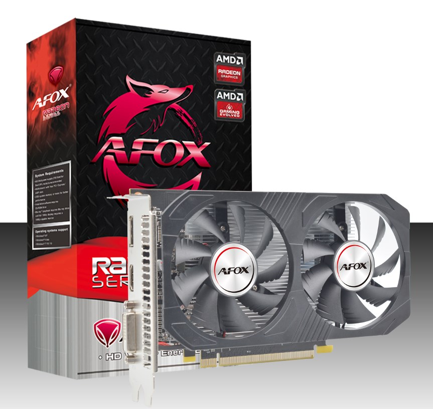 Kartë grafike AFOX AMD Radeon RX 550, 8 GB GDDR5, AF550-8192D5H4-V6