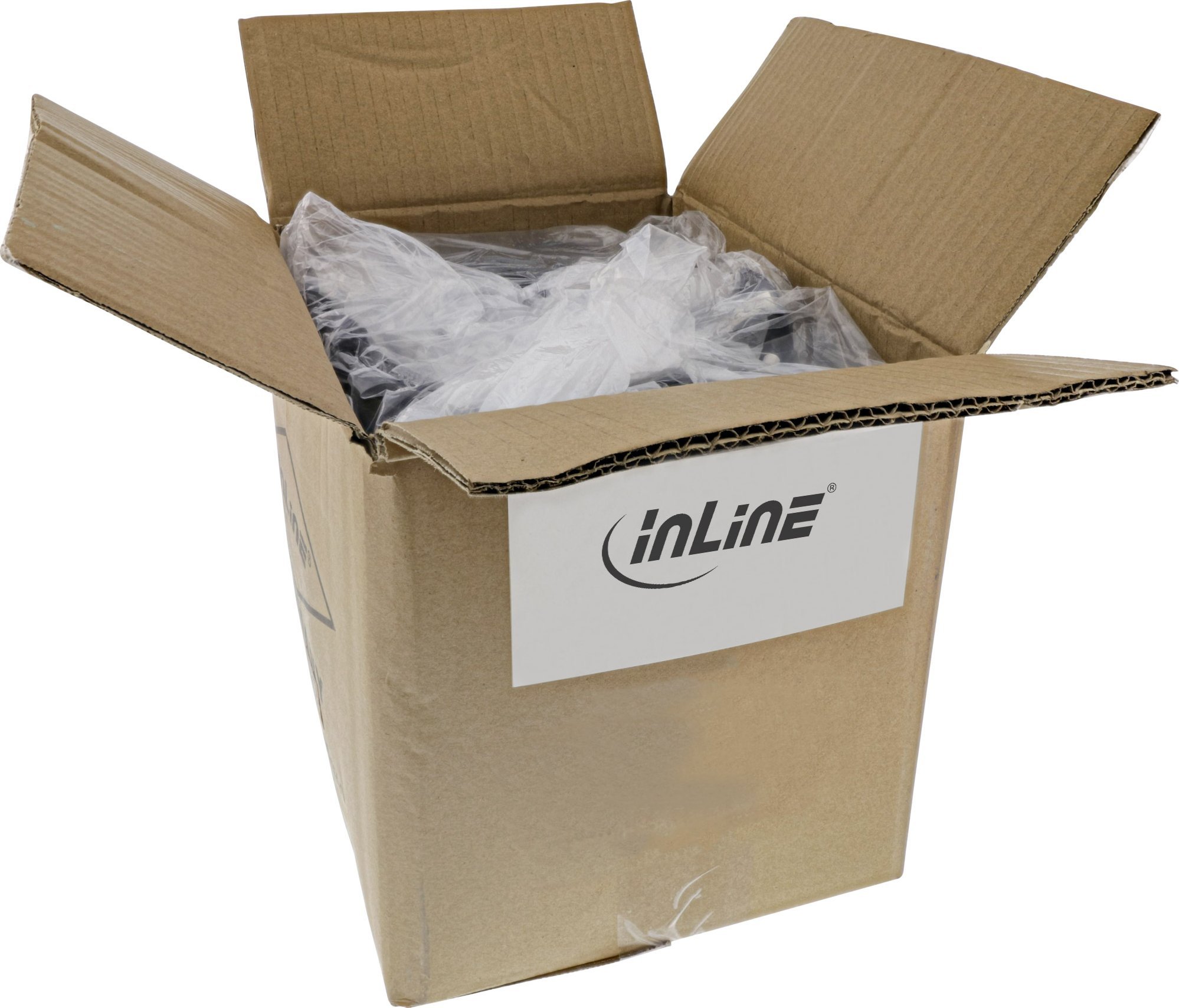 Kabllo rrjeti InLine Cat.6, S/FTP, 0.5m, bakër, blu