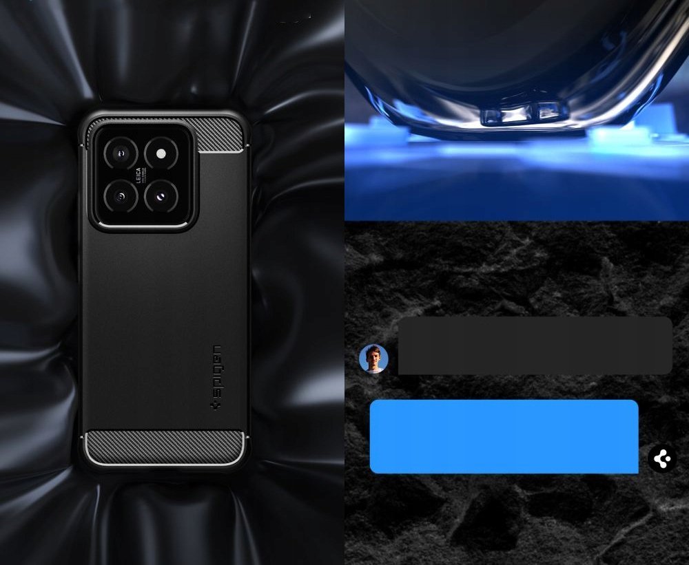 Mbulesë telefoni Spigen Rugged Armor, Xiaomi Redmi Note 13 5G, TPU, e zezë matte