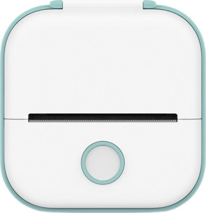 Printer termik portativ Phomemo T02, Bluetooth, 203 DPI, i bardhë jeshil