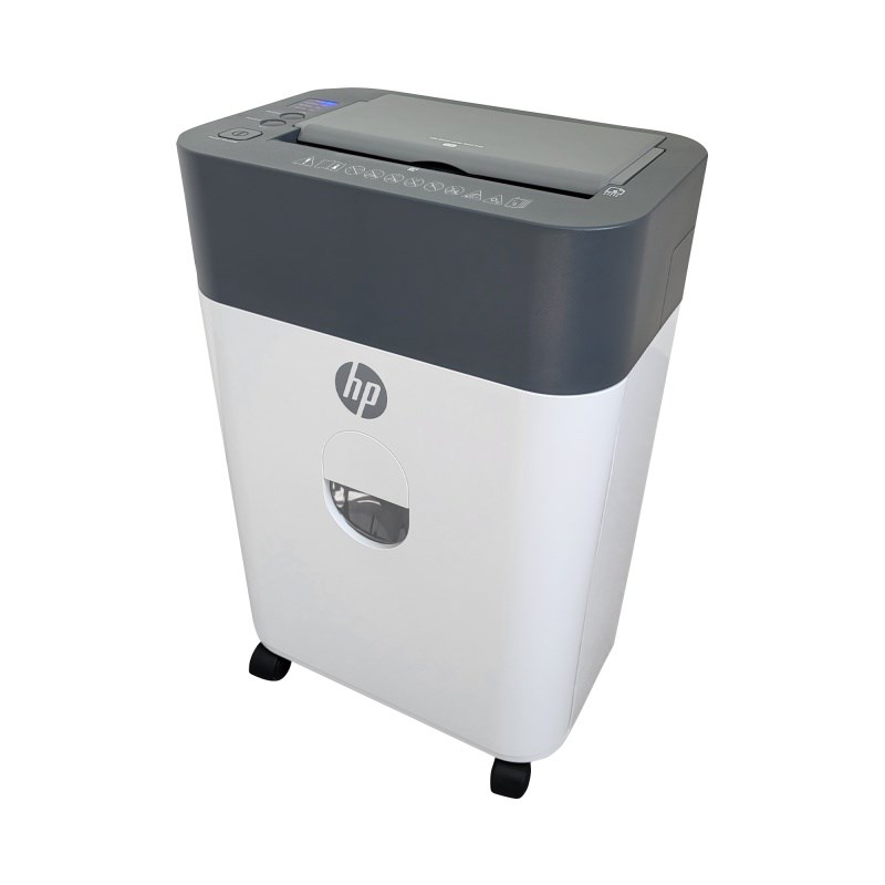 Sharrues dokumentesh HP OneShred Auto 100CC, cross cut P 4, auto feed 100 fletë, gri e bardhë