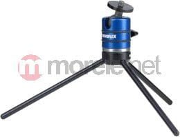 Trekëmbësh tavoline Novoflex MicroTripod, ultra kompakt, me kokë sferike, i zi blu