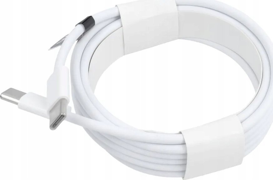 Kabllo USB Type C në Type C HD26, PD 30W, 2m, e bardhë