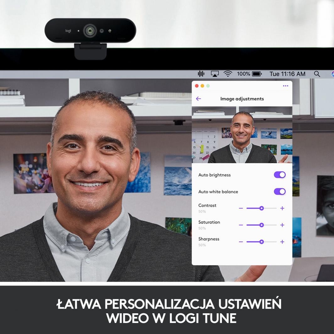 Kamera kompjuterike Logitech Brio 4K Stream (960-001194)