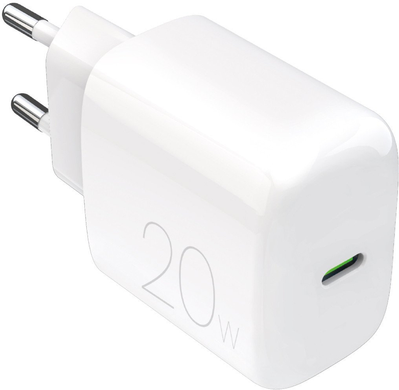 Karikues USB Type C Puro PRO LITE PUTCUSBC20WDYWHI, 20W, i bardhë