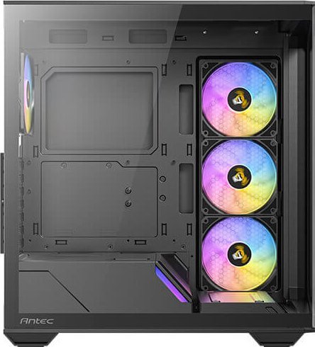 Kutia PC Antec C3 Midi Tower, xham i temperuar, ARGB, e zezë