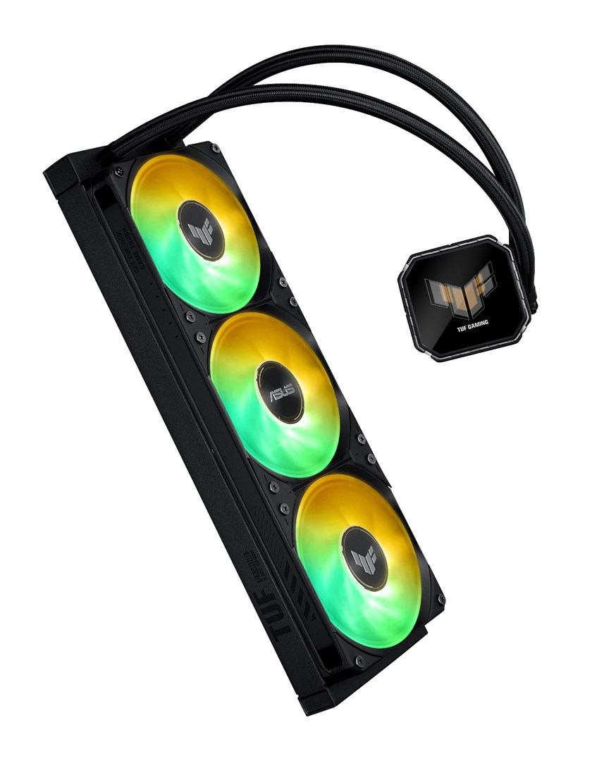 Ftohëse me ujë ASUS TUF Gaming LC III 360 ARGB LCD, 12 cm, e zezë