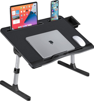 Tryezë e rregullueshme për laptop Mozos GAME-SL2, 60x40 cm, deri 17", e zezë
