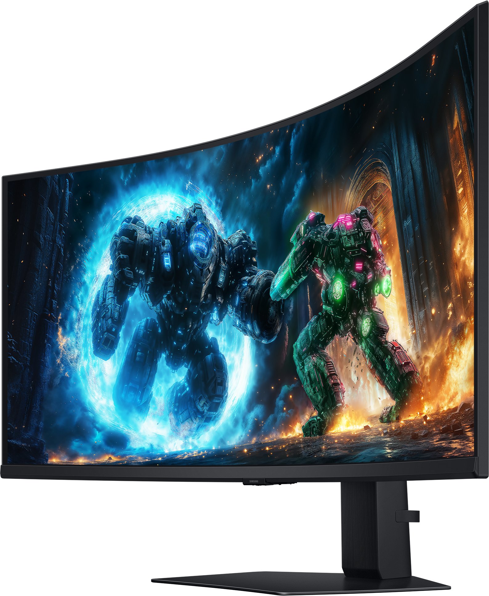 Monitor i lakuar gaming Samsung Odyssey G7 G75F, 40", 240Hz, QHD, i zi