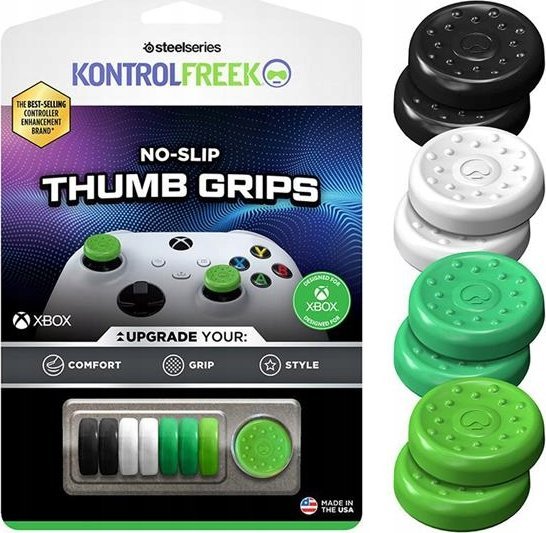 Kapakë joystick KONTROL FREEK No Slip, për Xbox, set 8 copë, të zinj