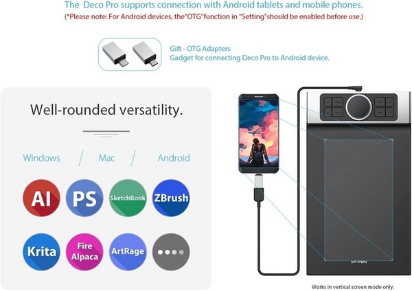 Tablet grafik XP-PEN Deco Pro M