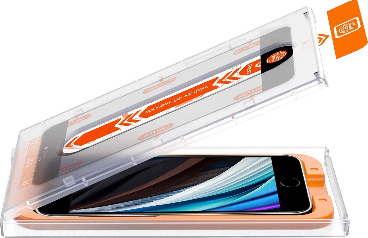 Xham mbrojtës Mobile Origin për iPhone 8 7 SE 2020 SE 2022, 2 copë, fortësi 9H, transparent