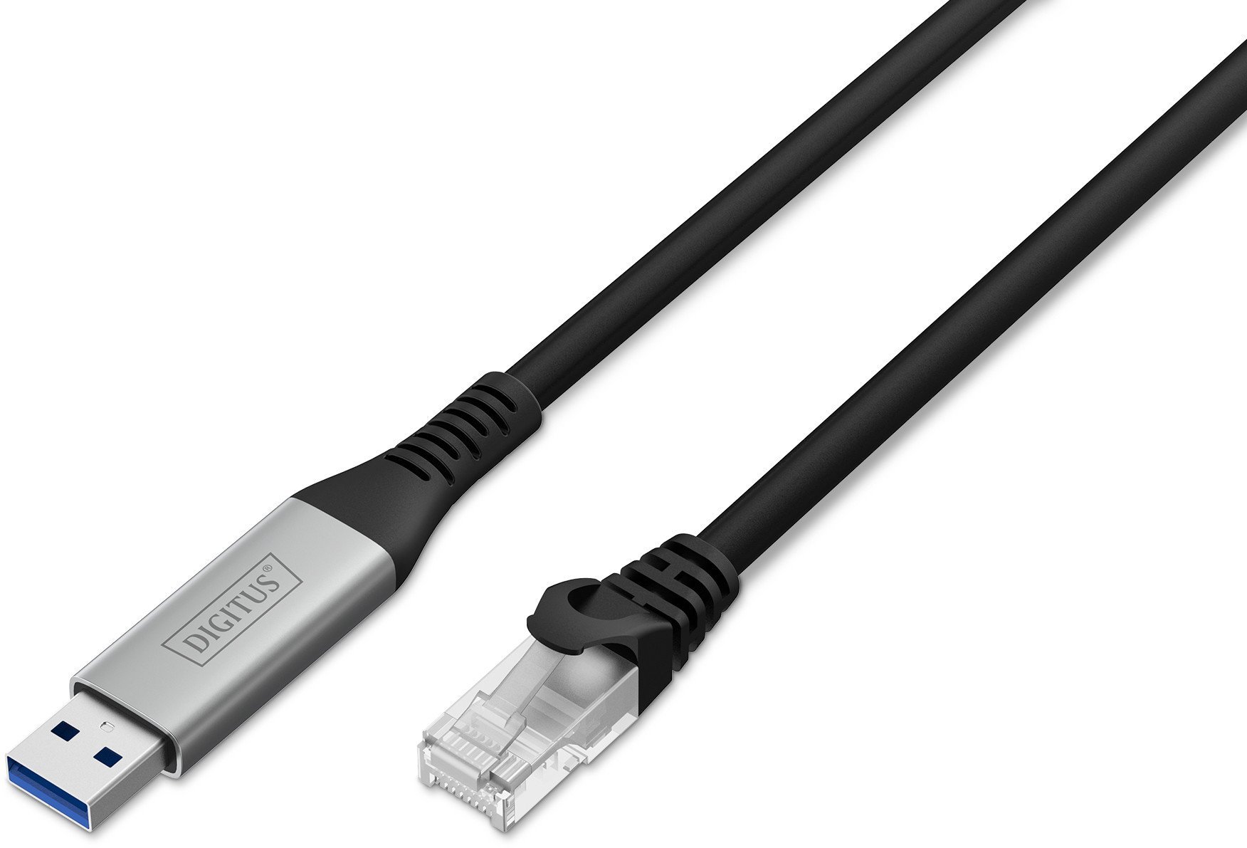 Kabllo adaptore USB në RJ45 Digitus, USB 3.2 Gen1, 1 Gbit/s, 3m