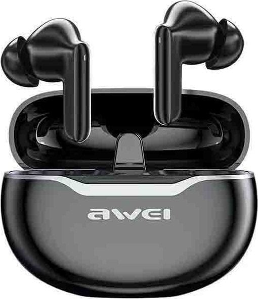 Kufje wireless Awei T50ENC, Bluetooth TWS, ENC, të zeza