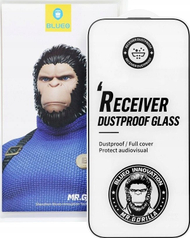 Mbrojtës ekrani xham 5D Mr. Monkey Glass për Apple iPhone 16 Pro Max, 0.33mm, i zi
