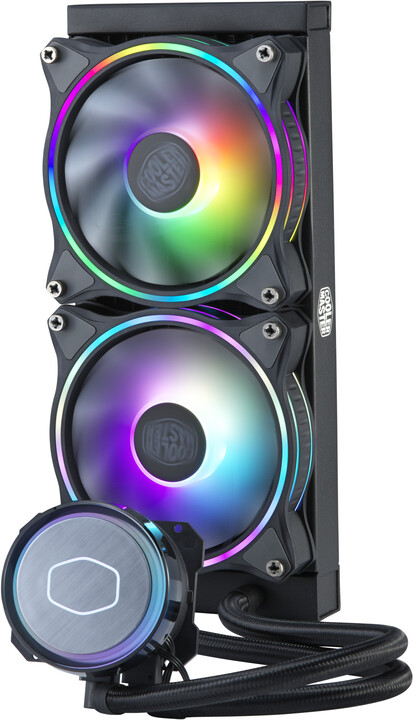 Ftohës Cooler Master MasterLiquid ML240 Illusion, 2x120mm ARGB, i zi