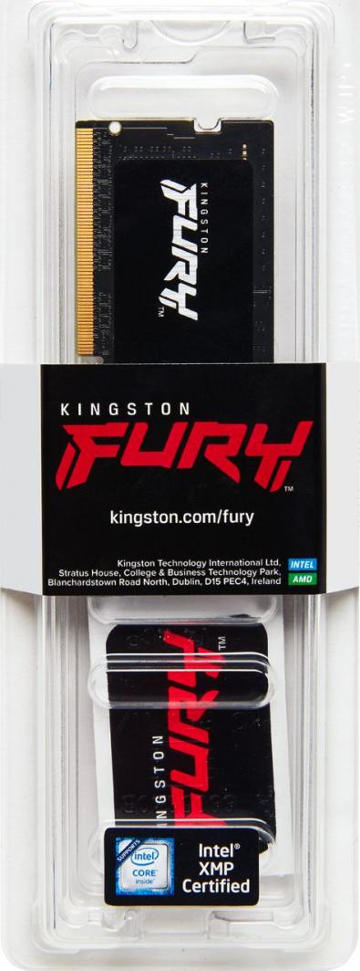 Memorie operative Kingston Fury Impact, SODIMM, DDR5, 8GB, 4800MHz, CL38
