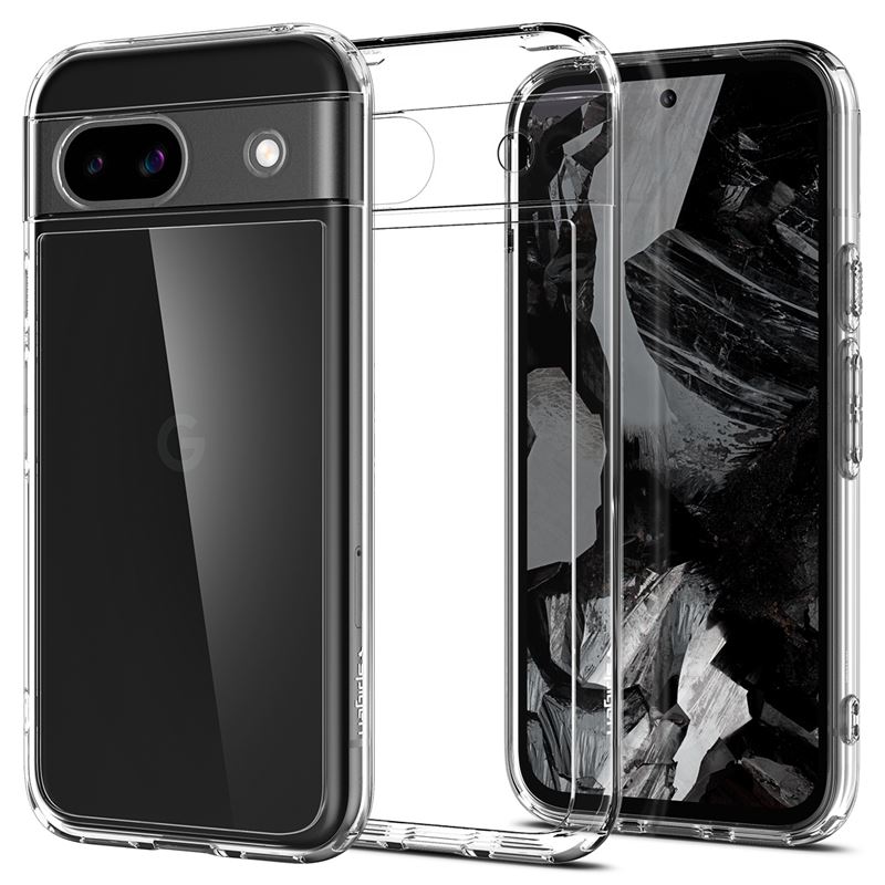 Mbështjellës për Google Pixel 8a Spigen Ultra Hybrid, transparent