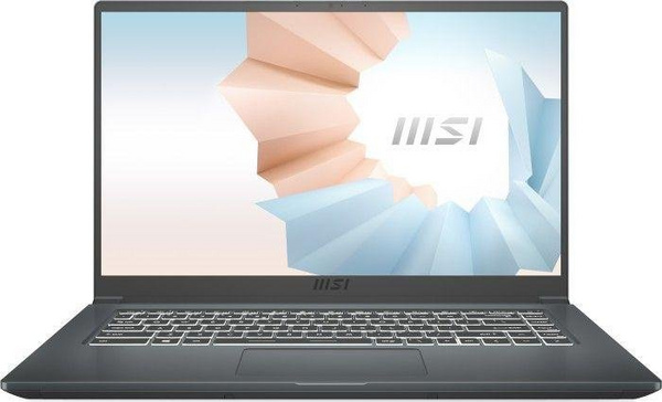 Laptop MSI Modern 15 A5M-261PL, 15.6" Full HD, AMD Ryzen 5 5500U, 8GB, 256GB SSD, AMD Radeon Graphics, i hirtë