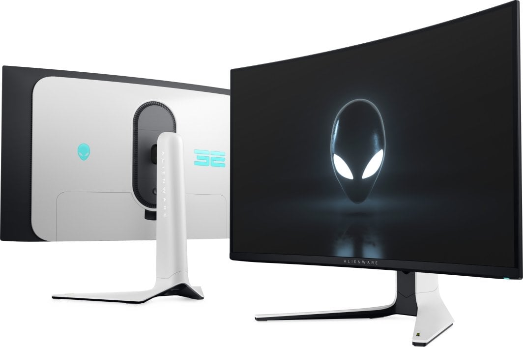 Monitor Dell Alienware AW3225QF, 31.6", UHD 4K, 240Hz, i bardhë/zi