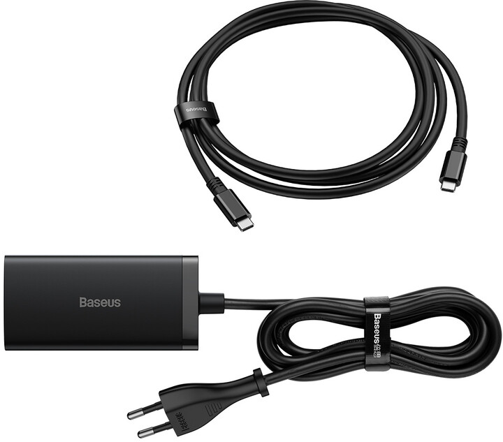 Karikues Baseus GaN5 Pro, 2xUSB-C, USB-A, HDMI, 67W, i zi + kabllo 1.5m