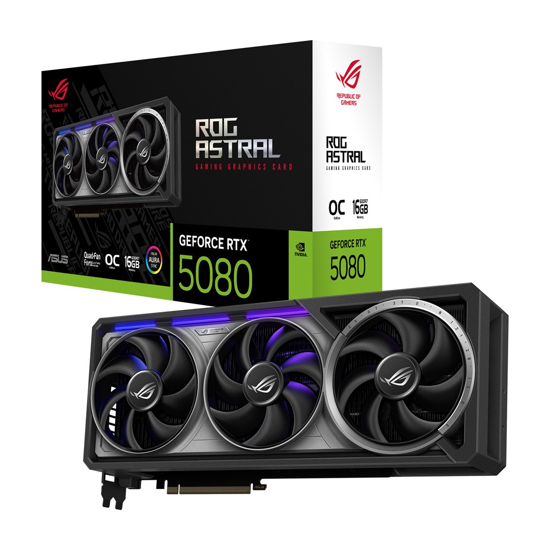 Kartelë grafike ASUS ROG Astral-O16G-GAMING NVIDIA GeForce RTX 5080 16 GB GDDR7