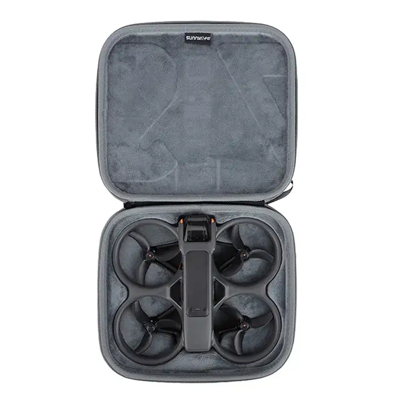 Çantë transporti Sunnylife për DJI Avata 2, me zinxhir, me karabinë, gri