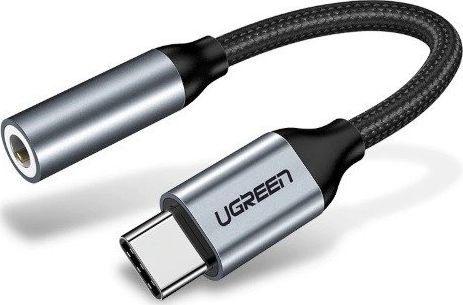 Përshtatës Ugreen USB-C në Jack, 3.5mm, i argjendë