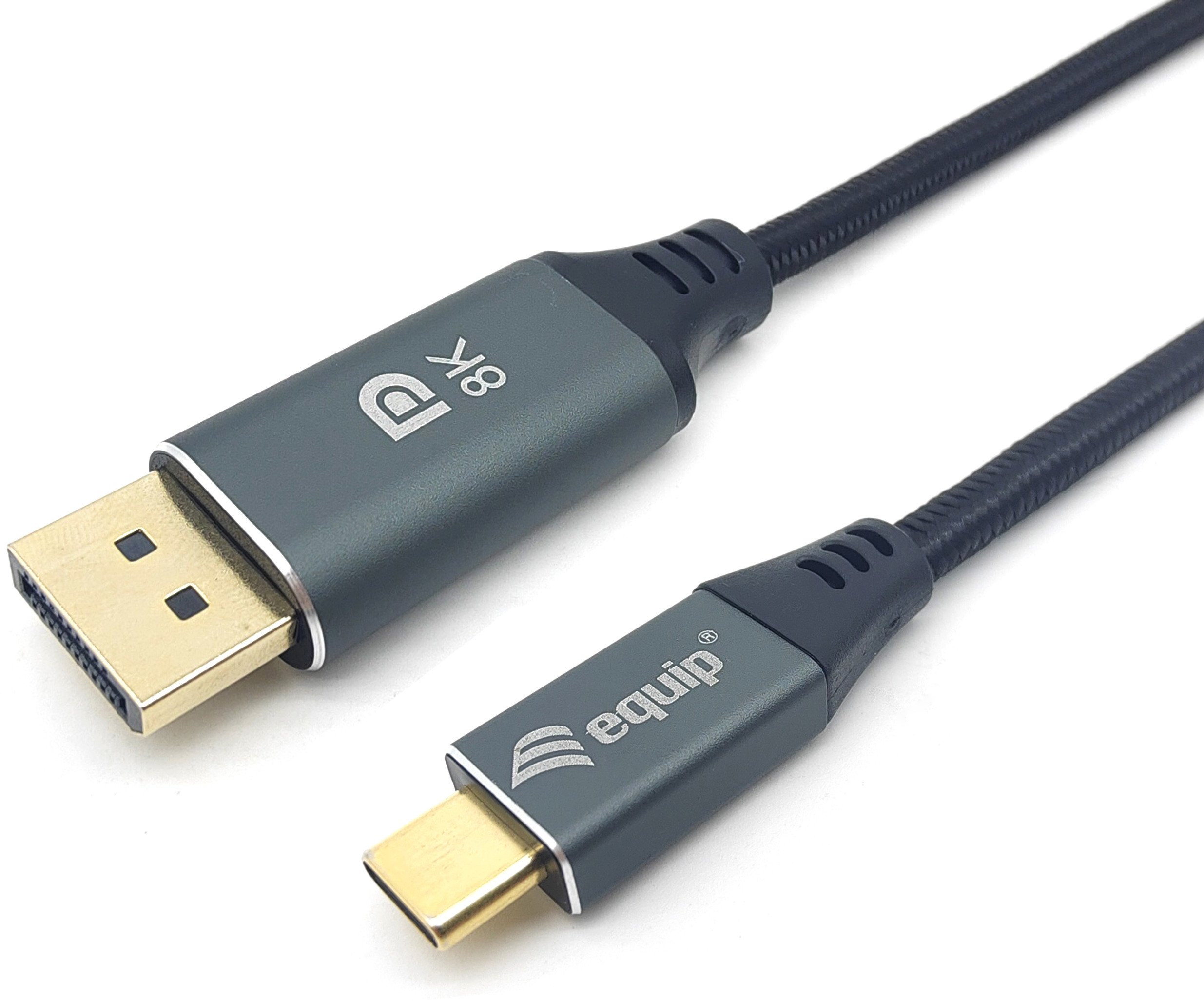 Kabllo USB C në DisplayPort Equip 133421, 1m, 8K 60Hz, e zezë