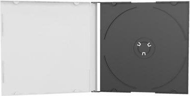 Kuti slim për CD DVD MediaRange BOX21, set 100 copë, transparente