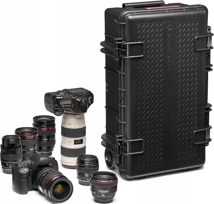 Çantë trolle fotografike Manfrotto Pro Light Reloader Tough L-55, për DSLR dhe pa pasqyrë, e zezë