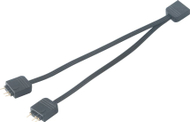 Kabllo ndarëse RGB Akasa AK CBLD08 12BK, 3 pin, 12 cm, e zezë