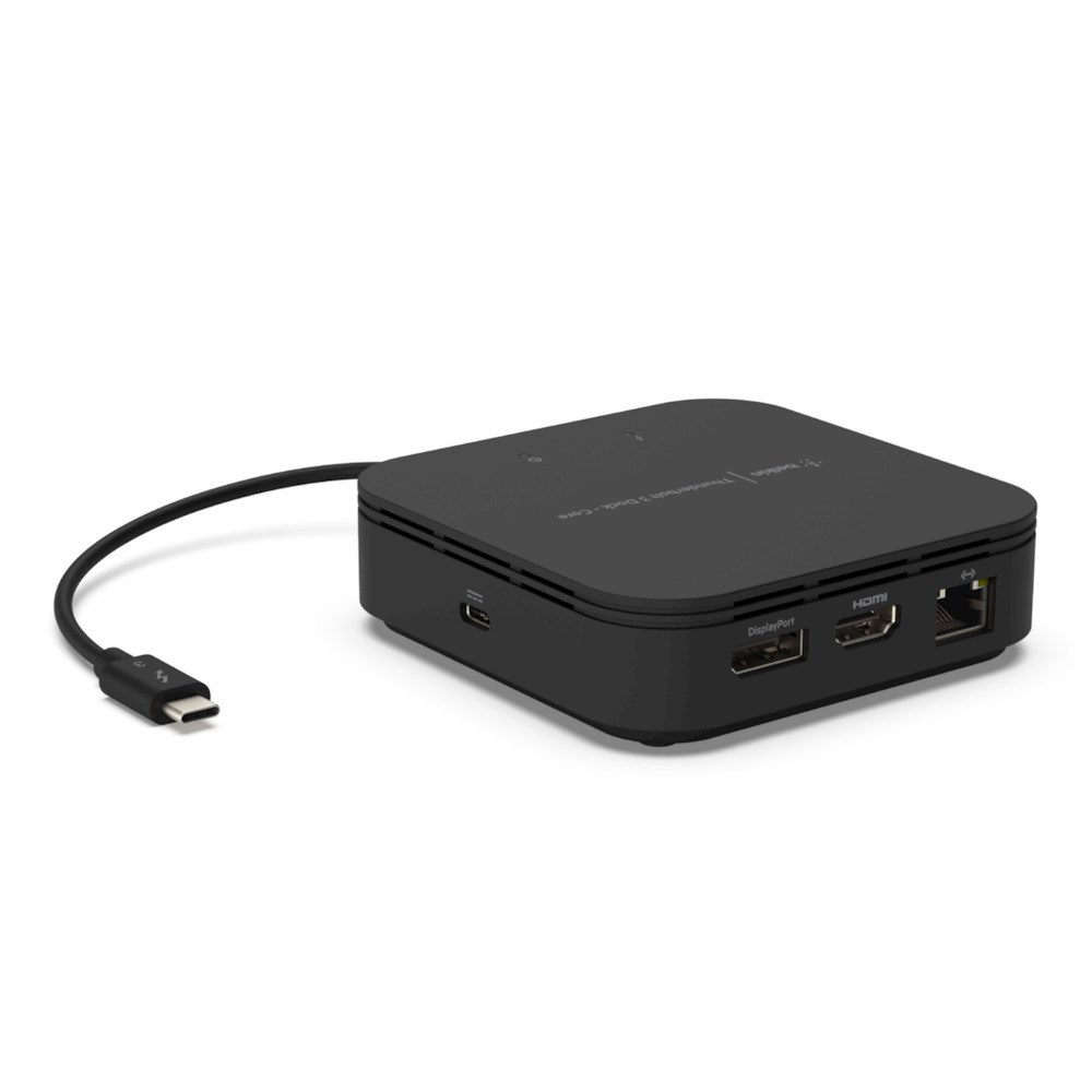 Stacion Thunderbolt 3 Dock Plus, 40Gbps, 60W PD, Dual 4K, i zi