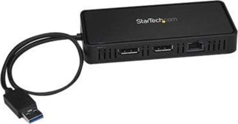 Docking station StarTech USB 3.0 Mini Dock, Dual Monitor DisplayPort 4K 60Hz, Gigabit Ethernet, i zi