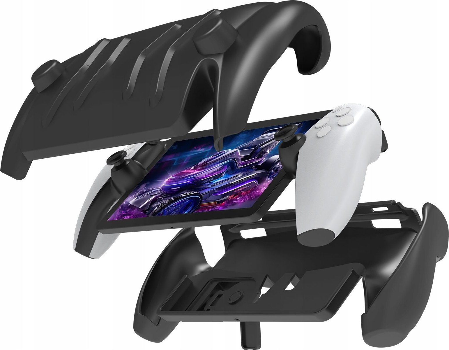 Çantë mbrojtëse JYS P5188 për PS Portal, 2 në 1 front dhe back, e zezë