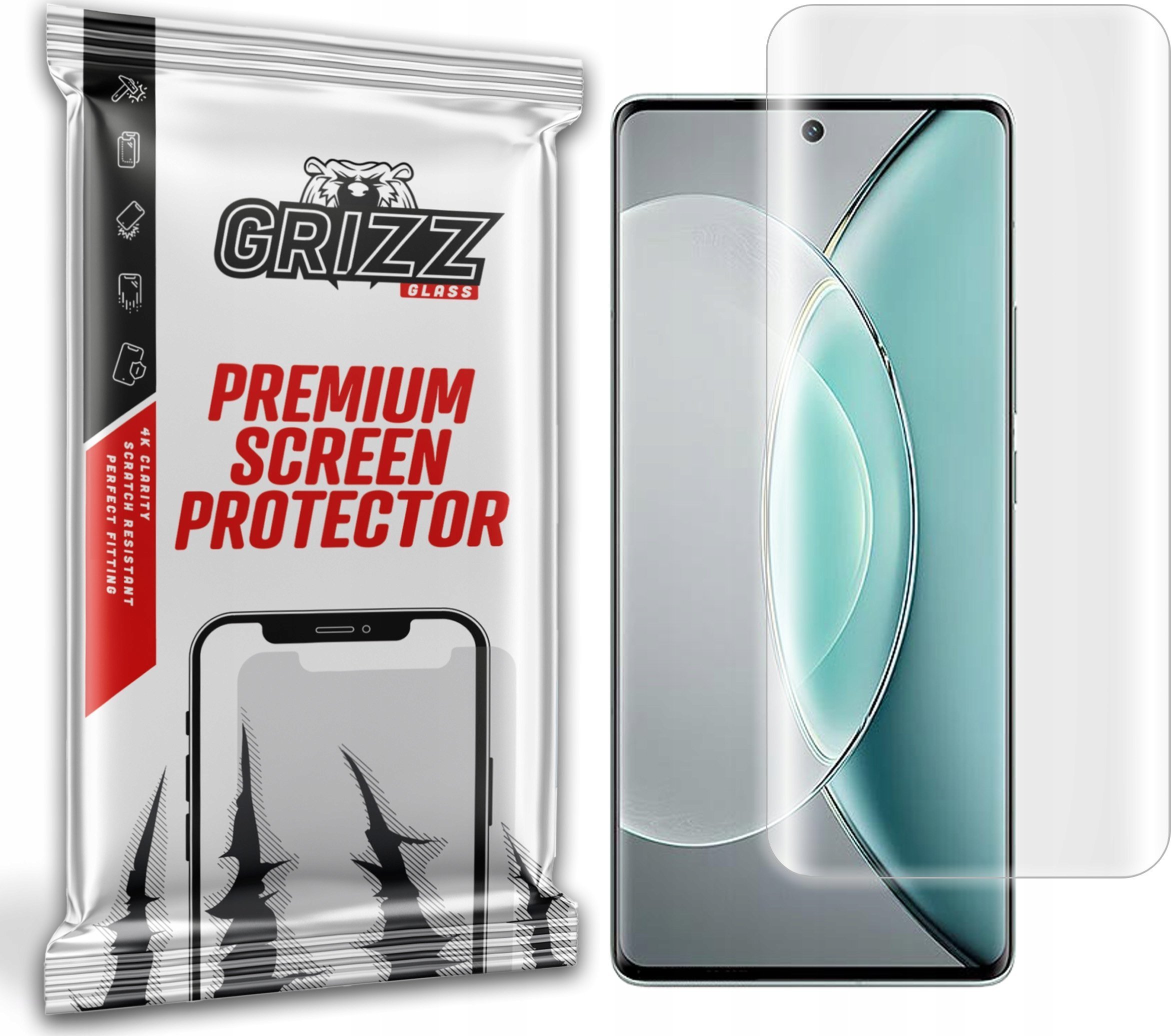 Mbrojtëse ekrani GrizzGlass Hydrogel, për Vivo X90s, transparente