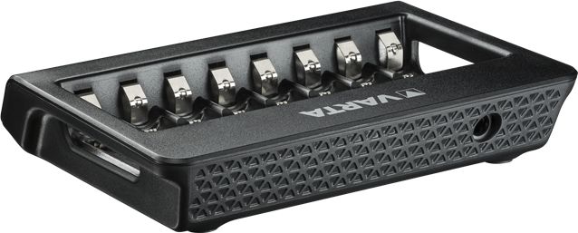 Karikues baterish Varta LCD Multi Charger+, 8 slote, ekran LCD, i zi