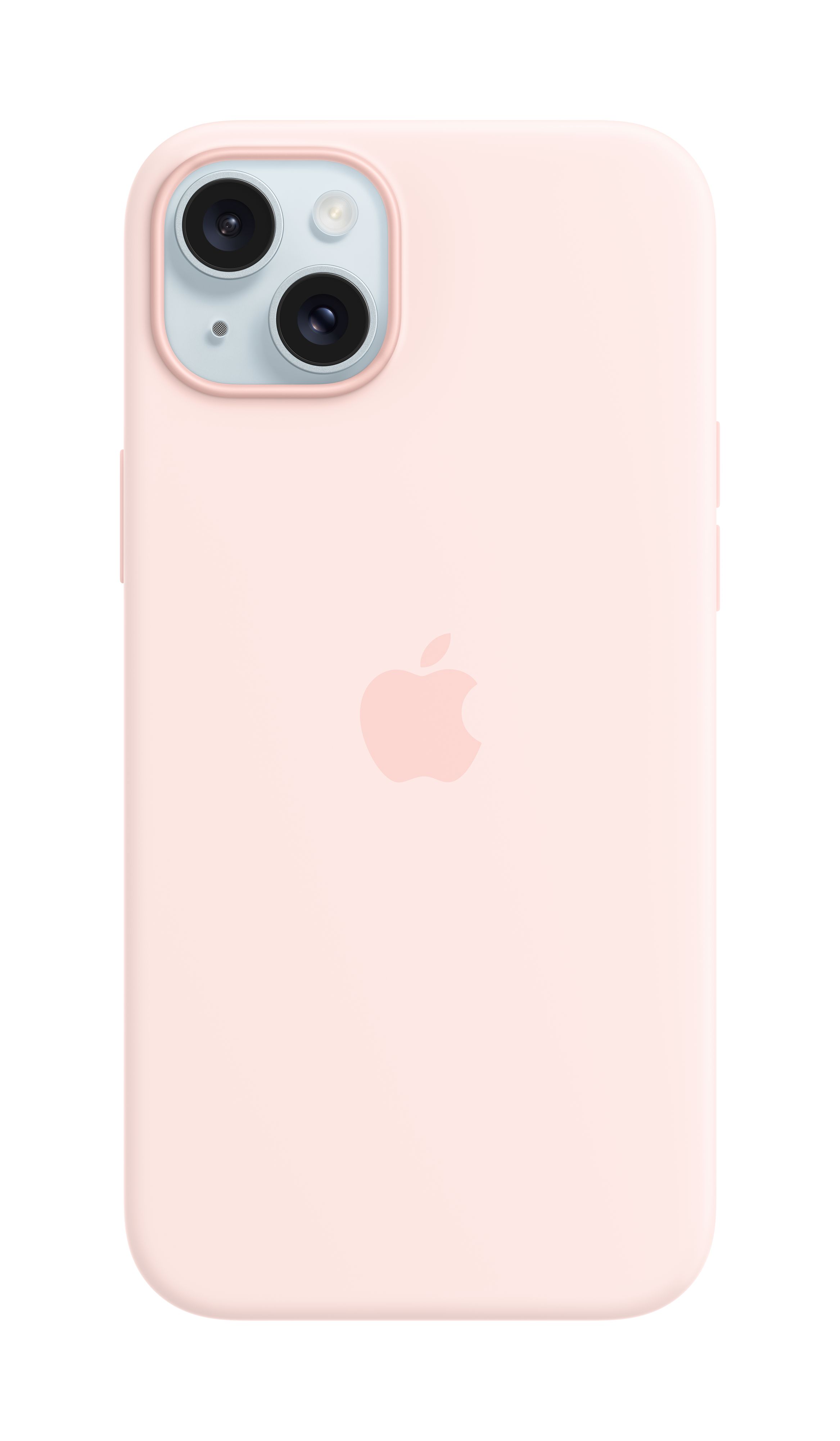 Apple iPhone 15 Plus Silicone Case me MagSafe, Light Pink