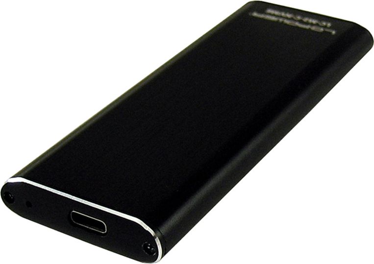 Kuti e jashtme SSD LC-Power LC-M2-C-NVME, M.2 NVMe, USB-C 3.2 Gen 2, argjendtë
