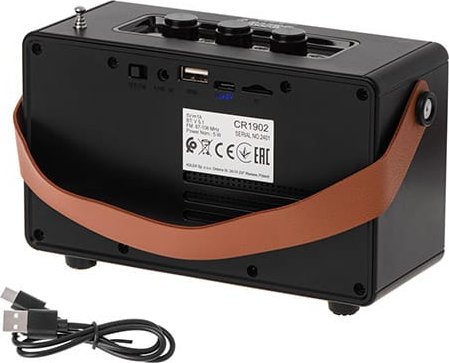 Radio portative Camry CR 1902, Bluetooth, USB C, e zezë