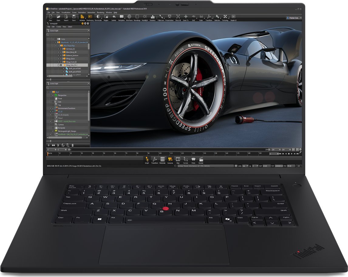 Pllakë amë Lenovo ThinkPad P1 Gen 7, zëvendësuese, për laptop, e zezë