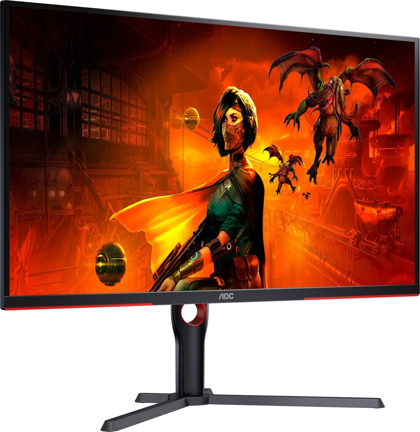 Monitor gaming AOC U32G3X/BK, 31.5", 4K UHD, 144Hz, i zi