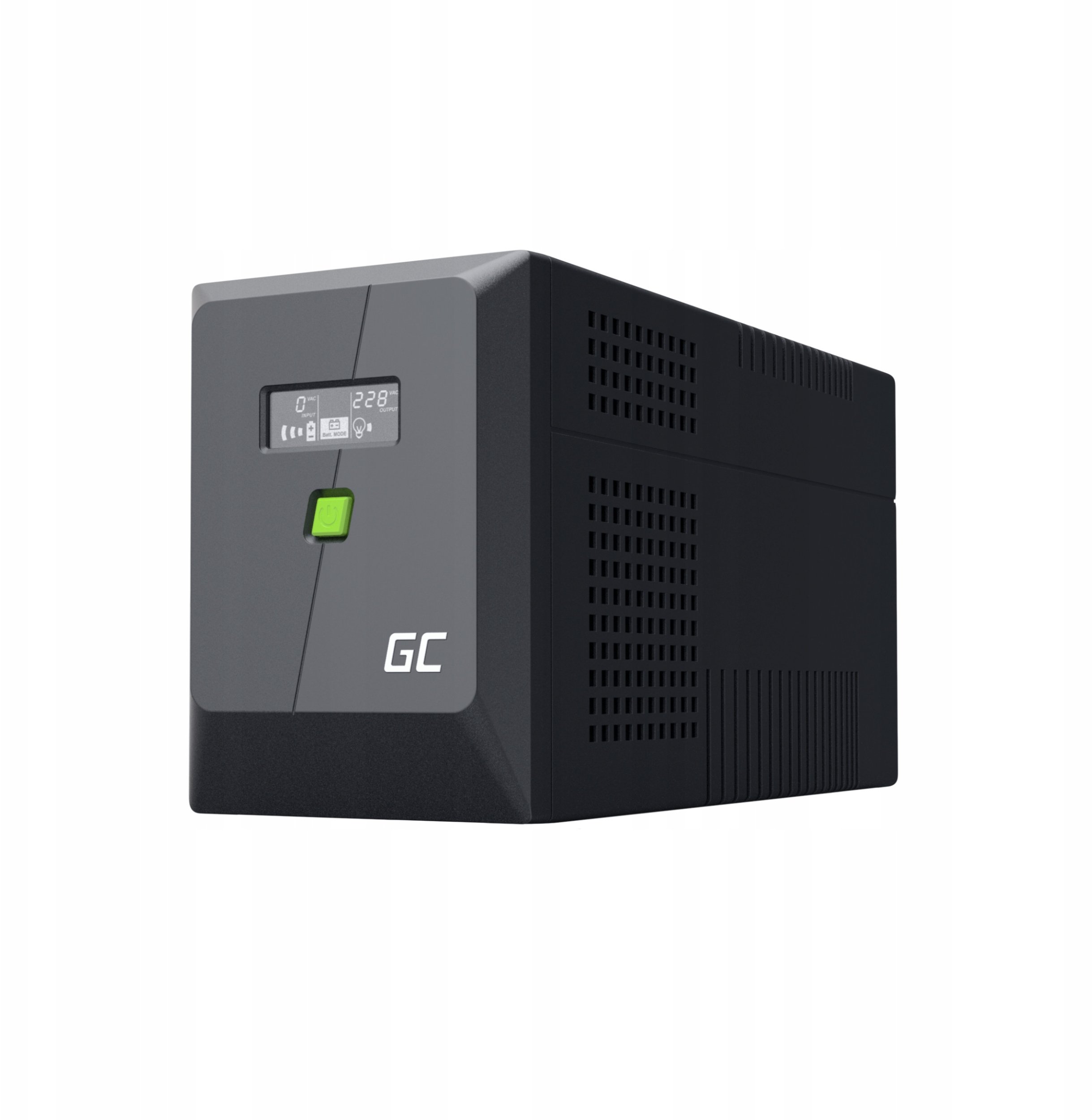 UPS Green Cell PowerProof 1500VA, 900W, линија интерактивен, црн