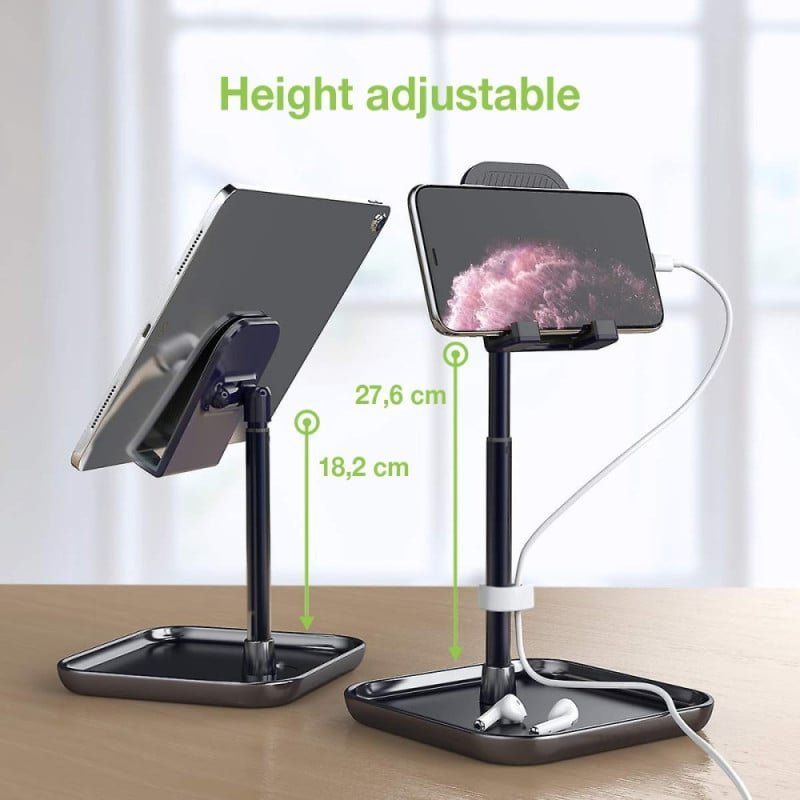 Држач за таблет Techly I-SMART-STAND13, прилагодлив, црн