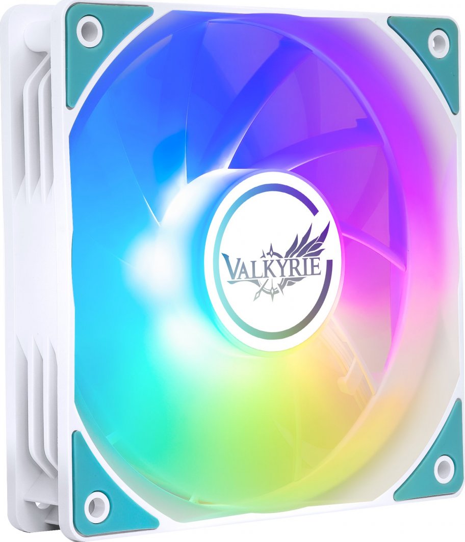 Ftohës Valkyrie V12F ARGB, 120 mm, i bardhë